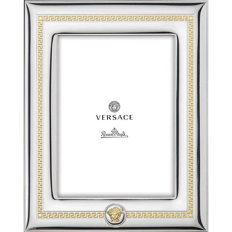 portafoto tondo versace frame gold